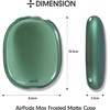 image:imageSonix Protective Case Cover for AirPods Max Headphones  Cherry on TopFrosted Matte Green