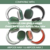image:imageSonix Protective Case Cover for AirPods Max Headphones  Cherry on TopFrosted Matte Green
