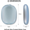 image:imageSonix Protective Case Cover for AirPods Max Headphones  Cherry on TopFrosted Matte Light Blue