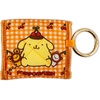 image:imageSonix Quilted Earbud Pouch  Premium Cotton Bag Charm for AirPods Keychain Storage Case Cover with Carabiner Ring  Red MonchhichiOld School Pompompurin