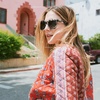 image:imageSonix Square Oversized Fashion Sunglasses for Women Avalon Milk Tort Frame Black UV Protection Lens