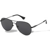 image:imageSonix Unisex Lodi Sunglasses Black WireBlack One Size