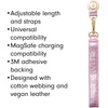 image:imageSonix Vegan Leather Adhesive Phone WristletMauve