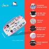 image:imageSonix x Monchhichi Carrying Case for Nintendo Switch 2 Switch 1 Lite OLED Protective Travel Case with Game Cartridge Storage  Monchhichi Red DotEmokyun