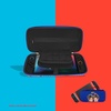 image:imageSonix x Monchhichi Carrying Case for Nintendo Switch 2 Switch 1 Lite OLED Protective Travel Case with Game Cartridge Storage  Monchhichi Red DotMonchhichi Blue