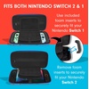 image:imageSonix x Monchhichi Carrying Case for Nintendo Switch 2 Switch 1 Lite OLED Protective Travel Case with Game Cartridge Storage  Monchhichi Red DotMonchhichi Blue