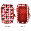 image:imageSonix x Monchhichi Phone Pouch  Universal Smartphone Travel Purse and Wallet Crossbody and Shoulder Bag  Monchhichi Plaid