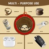 image:imageSonix x Monchhichi Plush Earbud Pouch  Tech Keychain Bag Charm Fuzzy Plush Character Coin Purse for Small Accessories Earbuds  Monchhichi GirlMonchhichi Boy