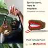 image:imageSonix x Monchhichi Plush Earbud Pouch  Tech Keychain Bag Charm Fuzzy Plush Character Coin Purse for Small Accessories Earbuds  Monchhichi GirlMonchhichi Girl