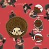 image:imageSonix x Monchhichi Plush Earbud Pouch  Tech Keychain Bag Charm Fuzzy Plush Character Coin Purse for Small Accessories Earbuds  Monchhichi GirlMonchhichi Boy