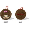 image:imageSonix x Monchhichi Plush Earbud Pouch  Tech Keychain Bag Charm Fuzzy Plush Character Coin Purse for Small Accessories Earbuds  Monchhichi GirlMonchhichi Girl