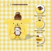 image:imageSonix x Monchhichi Plush Earbud Pouch  Tech Keychain Bag Charm Fuzzy Plush Character Coin Purse for Small Accessories Earbuds  Monchhichi GirlPompompurin