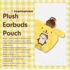image:imageSonix x Monchhichi Plush Earbud Pouch  Tech Keychain Bag Charm Fuzzy Plush Character Coin Purse for Small Accessories Earbuds  Monchhichi GirlPompompurin