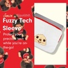 image:imageSonix x Monchhichi Plush Tech Sleeve  14 inch Fuzzy Laptop and Tablet Carrying Case Cover Protective Travel Bag  13  14  Monchhichi GirlChamu