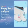 image:imageSonix x Monchhichi Plush Tech Sleeve  14 inch Fuzzy Laptop and Tablet Carrying Case Cover Protective Travel Bag  13  14  Monchhichi GirlCinnamoroll