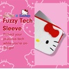 image:imageSonix x Monchhichi Plush Tech Sleeve  14 inch Fuzzy Laptop and Tablet Carrying Case Cover Protective Travel Bag  13  14  Monchhichi GirlHello Kitty