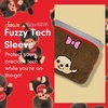 image:imageSonix x Monchhichi Plush Tech Sleeve  14 inch Fuzzy Laptop and Tablet Carrying Case Cover Protective Travel Bag  13  14  Monchhichi GirlMonchhichi Girl
