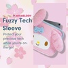 image:imageSonix x Monchhichi Plush Tech Sleeve  14 inch Fuzzy Laptop and Tablet Carrying Case Cover Protective Travel Bag  13  14  Monchhichi GirlMy Melody