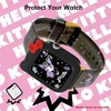image:imageSonix x Sanrio Apple Watch Cover  Bumper Case for Apple Watch  Protective Silicone Cover  Fits 38mm40mm41mm  Hello Kitty  BlackHello Kitty  Black