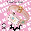 image:imageSonix x Sanrio Apple Watch Cover  Bumper Case for Apple Watch  Protective Silicone Cover  Fits 38mm40mm41mm  Hello Kitty  BlackHello Kitty  Pink