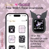 image:imageSonix x Sanrio Apple Watch Cover  Bumper Case for Apple Watch  Protective Silicone Cover  Fits 38mm40mm41mm  Hello Kitty  BlackKuromi  Black