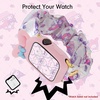 image:imageSonix x Sanrio Apple Watch Cover  Bumper Case for Apple Watch  Protective Silicone Cover  Fits 38mm40mm41mm  Hello Kitty  BlackMy Melody  Pink