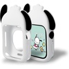 image:imageSonix x Sanrio Apple Watch Cover  Bumper Case for Apple Watch  Protective Silicone Cover  Fits 38mm40mm41mm  Hello Kitty  BlackPochacco  White