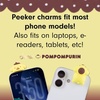 image:imageSonix x Sanrio Blind Box Peekers  Cinnamoroll amp Friends  Hello Kitty amp Friends Adhesive Decorative Figures  Includes Mocha Espresso Cappuccino Chiffon or Mystery CharacterPompom  Friends
