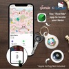 image:imageSonix x Sanrio Cases for Apple AirTags with Keychain  Hello Kitty amp Friends Sticker Party Cinnamoroll Pochacco BadtzMaru and Little Twin Stars 4PackSanrio  Sticker Party