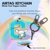 image:imageSonix x Sanrio Character Keychain Case Compatible with Apple AirTag  Protective AirTag Cover Keychain  PochaccoCollege Letters Cinna Moroll