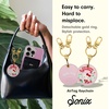 image:imageSonix x Sanrio Character Keychain Case Compatible with Apple AirTag  Protective AirTag Cover Keychain  PochaccoFloral Hello Kitty