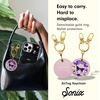 image:imageSonix x Sanrio Character Keychain Case Compatible with Apple AirTag  Protective AirTag Cover Keychain  PochaccoFloral Kuromi