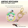 image:imageSonix x Sanrio Character Keychain Case Compatible with Apple AirTag  Protective AirTag Cover Keychain  PochaccoFloral Pochacco