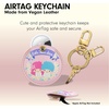 image:imageSonix x Sanrio Character Keychain Case Compatible with Apple AirTag  Protective AirTag Cover Keychain  PochaccoFloral Twin Stars