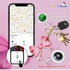 image:imageSonix x Sanrio Character Keychain Case Compatible with Apple AirTag  Protective AirTag Cover Keychain  PochaccoPink Bow