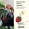 image:imageSonix x Sanrio Character Keychain Case Compatible with Apple AirTag  Protective AirTag Cover Keychain  PochaccoStrawberry