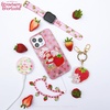 image:imageSonix x Sanrio Character Keychain Case Compatible with Apple AirTag  Protective AirTag Cover Keychain  PochaccoStrawberry Shortcake Vintage
