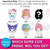 image:imageSonix x Sanrio Hello Kitty amp Friends Peekers  Pastel Series Blind Box  Adhesive Decorative Mini Figures  Includes Hello Kitty My Melody Kuromi Little Twin Stars or Mystery CharacterMulticolor