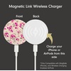 image:imageSonix x Sanrio MagLink Charger  Fast Wireless Magnetic Charger for iPhone and Apple MagSafe  65ft Cable USBC Included  HK amp Friends  Aspen VacationCottage Floral Pink