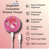 image:imageSonix x Sanrio MagLink Charger  Fast Wireless Magnetic Charger for iPhone and Apple MagSafe  65ft Cable USBC Included  HK amp Friends  Aspen VacationHK Strawberry Milk