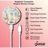 image:imageSonix x Sanrio MagLink Charger  Fast Wireless Magnetic Charger for iPhone and Apple MagSafe  65ft Cable USBC Included  HK amp Friends  Aspen VacationMarble Tort