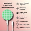image:imageSonix x Sanrio MagLink Charger  Fast Wireless Magnetic Charger for iPhone and Apple MagSafe  65ft Cable USBC Included  HK amp Friends  Aspen VacationMinty Gingham