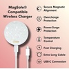 image:imageSonix x Sanrio MagLink Charger  Fast Wireless Magnetic Charger for iPhone and Apple MagSafe  65ft Cable USBC Included  HK amp Friends  Aspen VacationPearl Tort