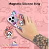 image:imageSonix x Sanrio Magnetic Phone Grip MagSafe Silicone Ring Loop Grip  Detachable Holder for Hand Soft MagSafe Grip  Hello Kitty StickersMy Melody