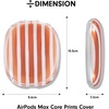 image:imageSonix x Sanrio Protective Case Cover for AirPods Max Headphones  Stylish TPU Hard Shell Ear Cup Covers  Hello Kitty amp Friends SportsAbstract Stripe Pumpkin