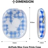 image:imageSonix x Sanrio Protective Case Cover for AirPods Max Headphones  Stylish TPU Hard Shell Ear Cup Covers  Hello Kitty amp Friends SportsGingham Pochacco