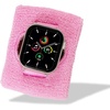 image:imageSonix  Sport Watch Band for Apple Watch  Sweatband Style Watch Band for Sports Workouts ActivitiesBaby Pink Stripe