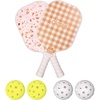 image:imageSonix  USAPA Approved  Pickleball Paddles Set of 2  Fiberglass Surface Pickleball Set with 2 Rackets 4 Balls amp BagSherbet Confetti