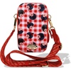 image:imageSonix x Monchhichi Phone Pouch  Universal Smartphone Travel Purse and Wallet Crossbody and Shoulder Bag  Monchhichi Plaid