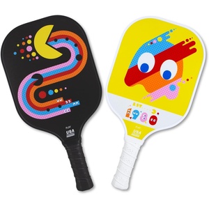 image:imageSonix  Pickleball Paddles Set of 2  USAPA Approved  Fiberglass Surface Honeycomb Core  Mixed 2Pack PaddlesPacMan